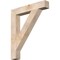 Ekena Millwork Traditional Block Smooth Bracket, Douglas Fir, 5 1/2"W x 36"D x 42"H BKT06X36X42TRA05SDF - alternate 1
